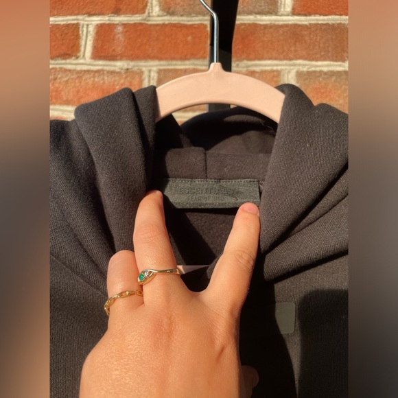 NWT Essentials Fear Of God, Black Hoodie, Size 8 - Picture 6 of 8